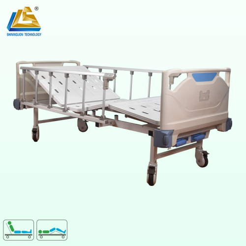 Two function manual hospital bed